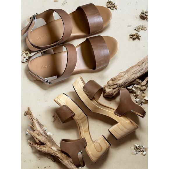 NISOLO All Day Open Toe Clog Sandals – Women’s Size 11 – Almond – NEW IN BOX - Picture 3 of 8